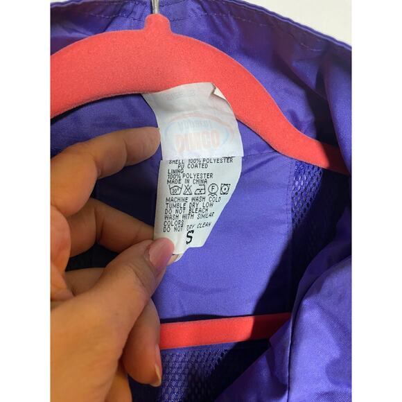 Dimco Apparel Alaska Souvenir Windbreaker Jacket with Hood Purple Small - Picture 5 of 10